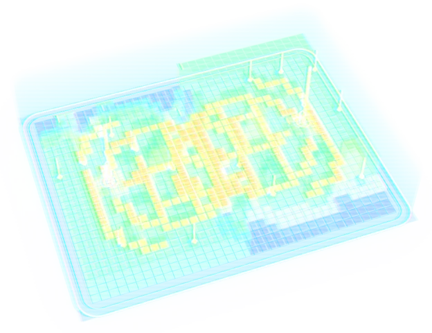 Hologram map of Hilo